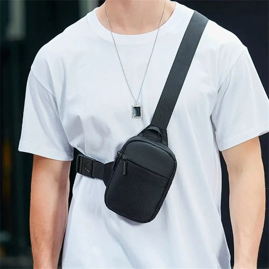 Stylish Functional Oxford Crossbody Men Casual Shoulder Bag - Image 2