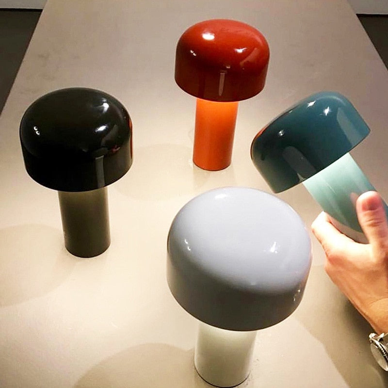 Italian Style Rechargeable Mushroom Table Lamp - Image 3