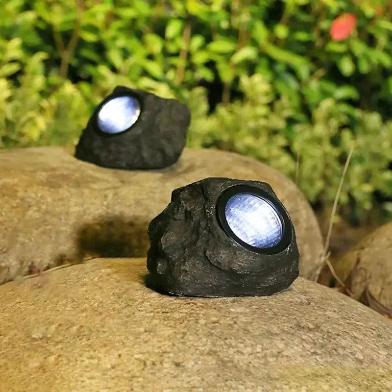 Waterproof Outdoor Solar Rock Spotlight Lamps - Image 0