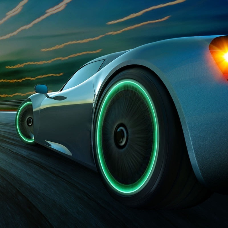 4PCS Luminous Car Valve Caps - Image 1