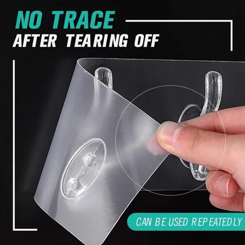 Transparent Invisible Adhesive Simple Wall Hangers - Image 4