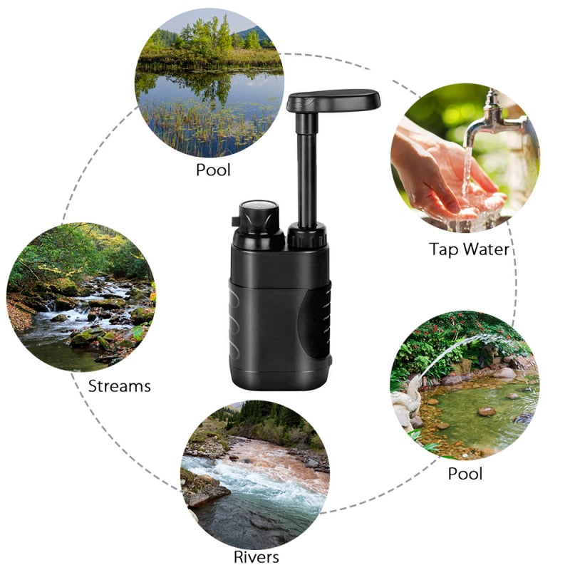 Outdoor Water Filter Camping Survival Tool - Image 2