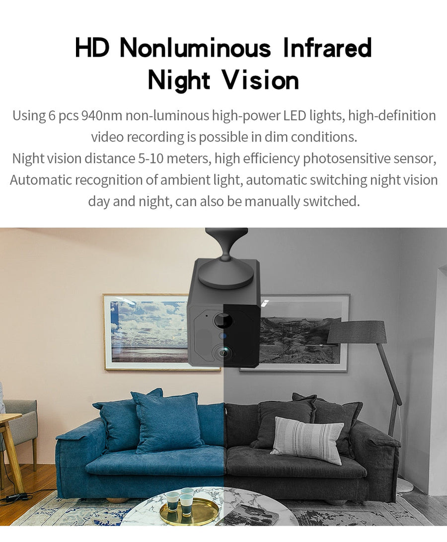 Wireless Long Standby Remote Motion Master Mini Camera - Image 3