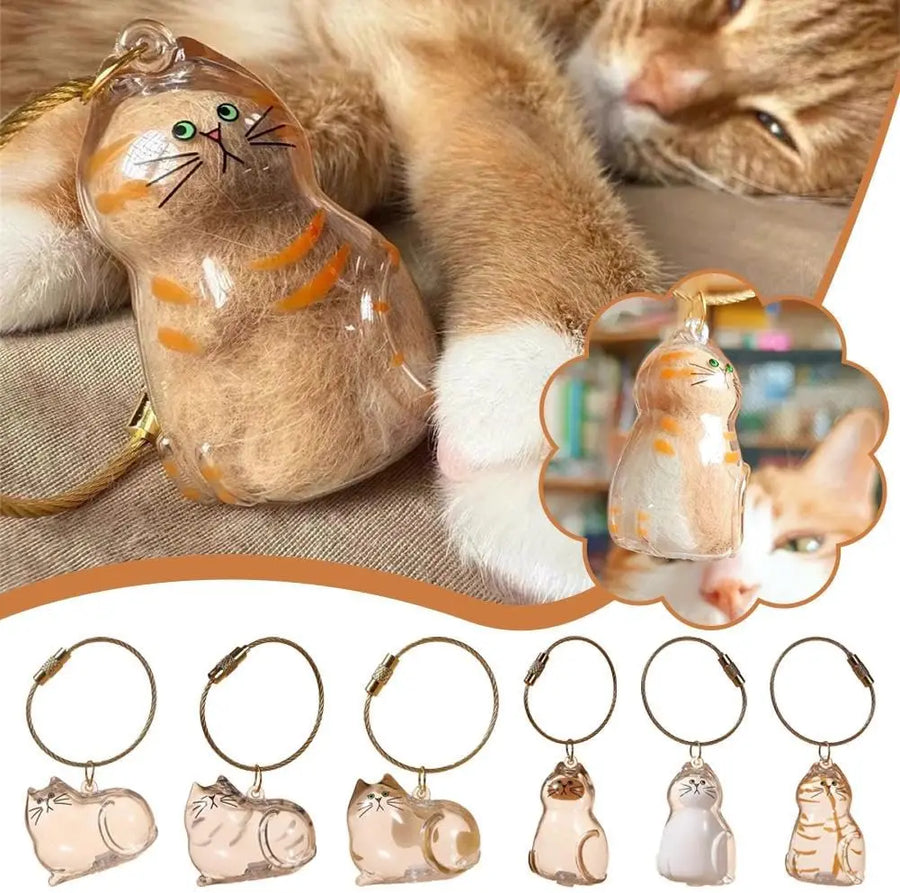 Cat Fur Keepsake Memory Pendant Necklace - Image 3