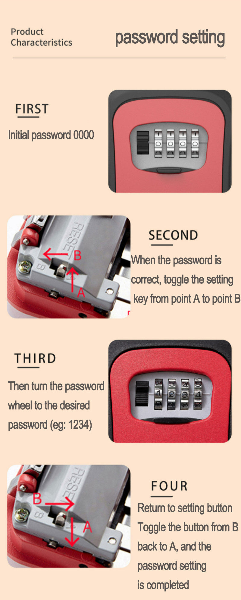 Portable Password Key Storage Box - Image 2