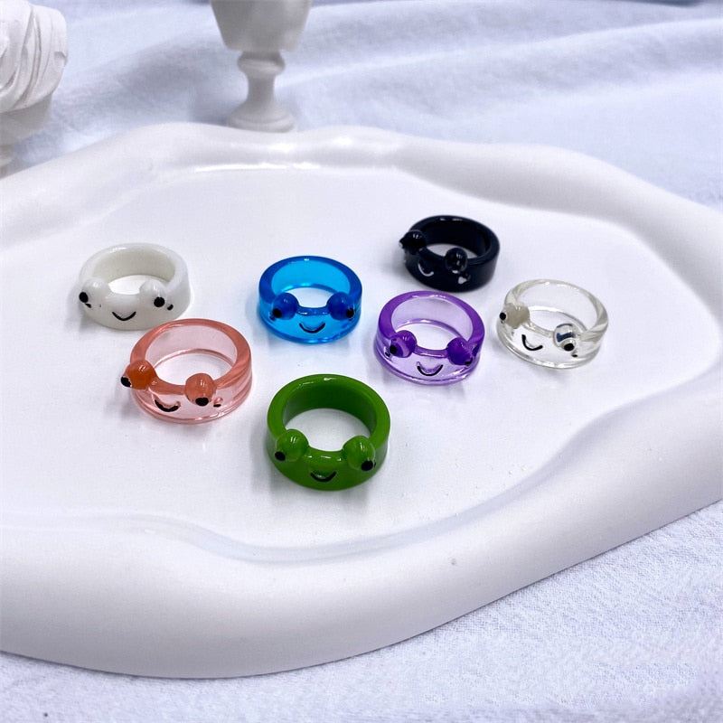 Smiling Frog Kids Ring - Image 1