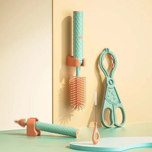 Electric Rotating Silicone Bottle Cleaner Set - Image 0