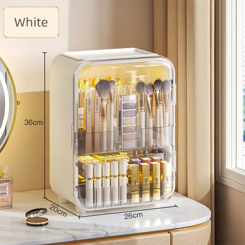 Anti-Dust Large LED Cosmetic Storage Box - Image 7