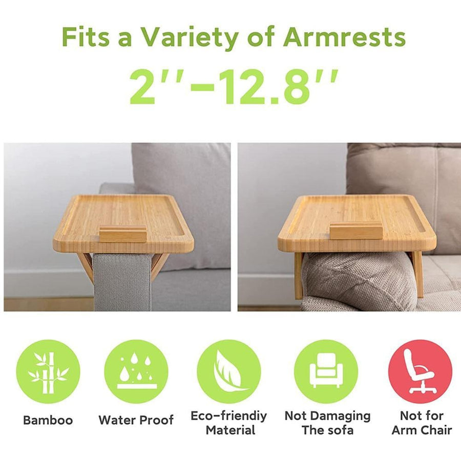 Comfy Sofa Armrest Wooden Tray - Image 8