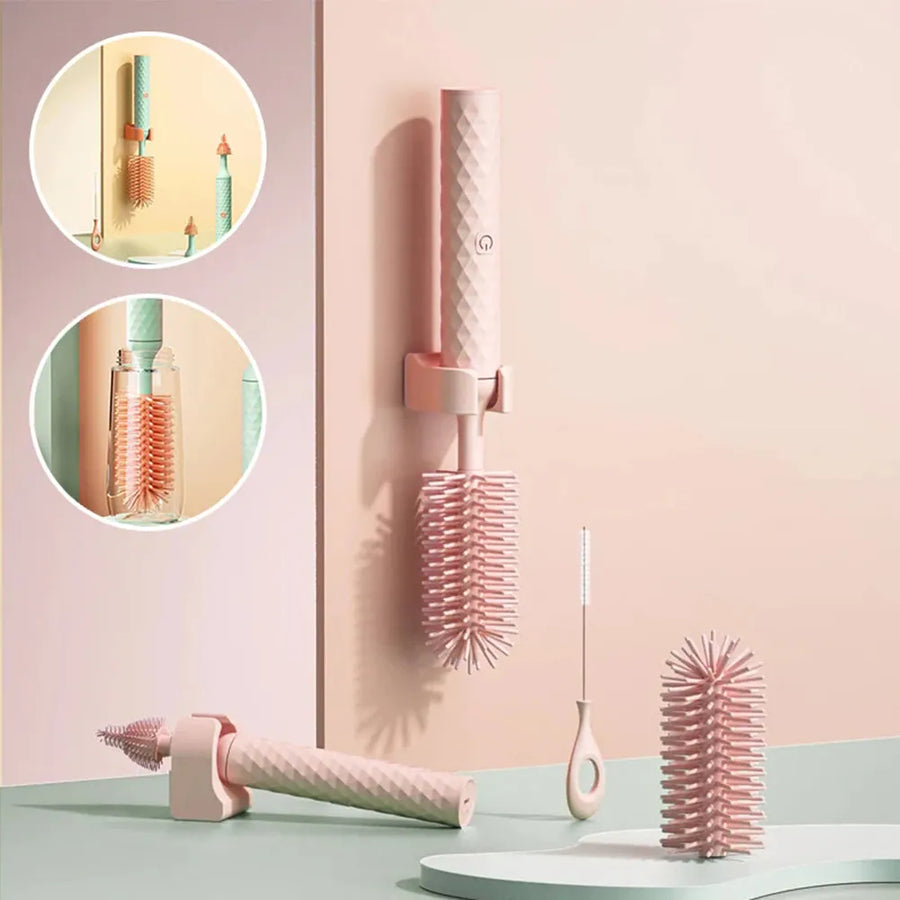 Electric Rotating Silicone Bottle Cleaner Set - Image 3
