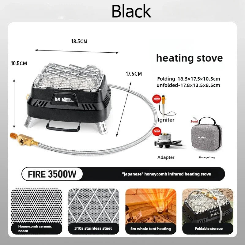 Portable Nomad Camping Stove Multi-Purpose Heater - Image 5