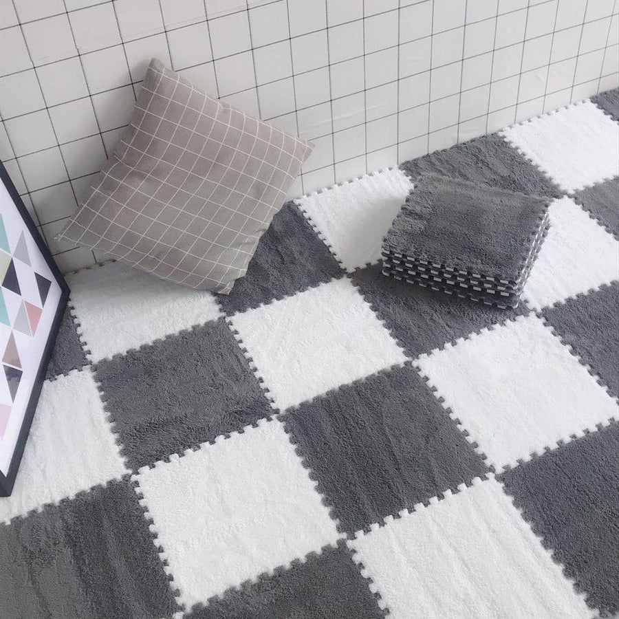 DIY Winter Plush Puzzle Mat - Image 1