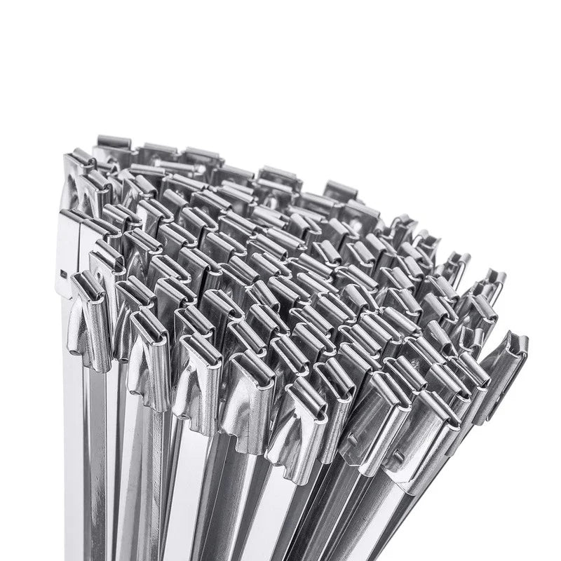 Heavy-Duty Stainless Steel Cable Zip Ties - Image 1