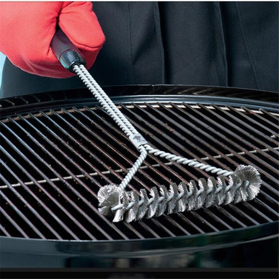 Stainless Steel BBQ Grill Cleaning Brush - Image 0
