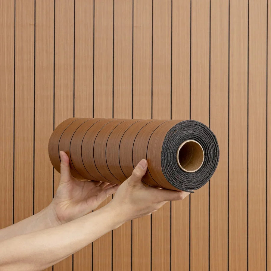Easy Apply Wood Effect Home Wall Panel Sticker - Image 1