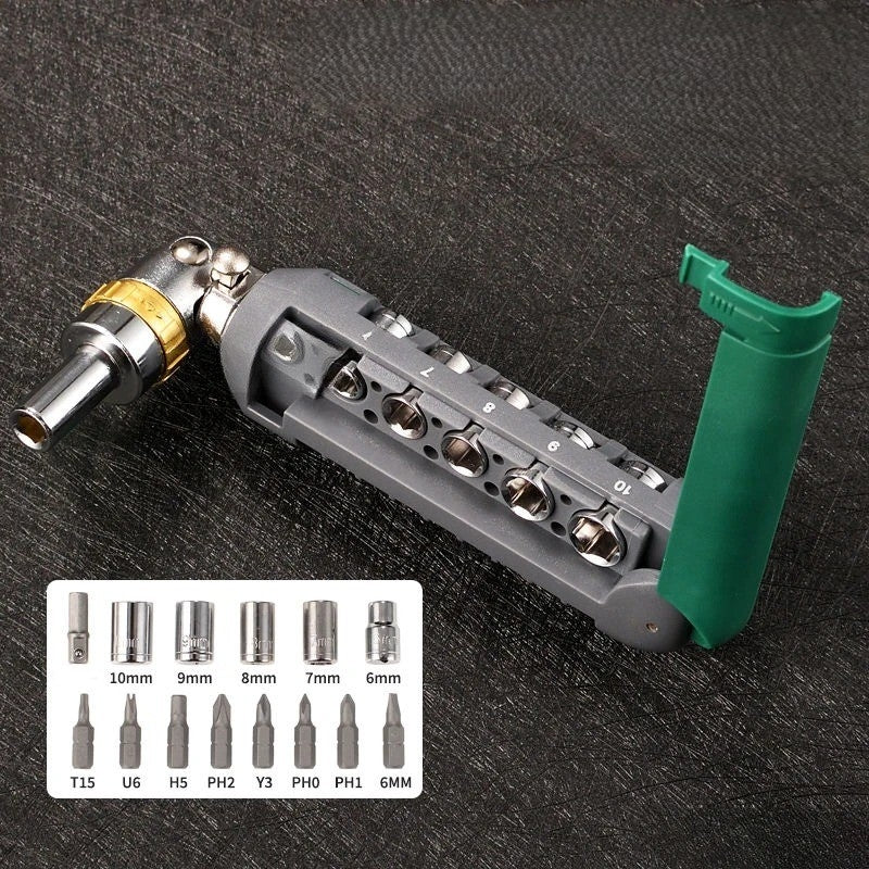 Modular Head Ratchet Screwdriver Tool Set - Image 1