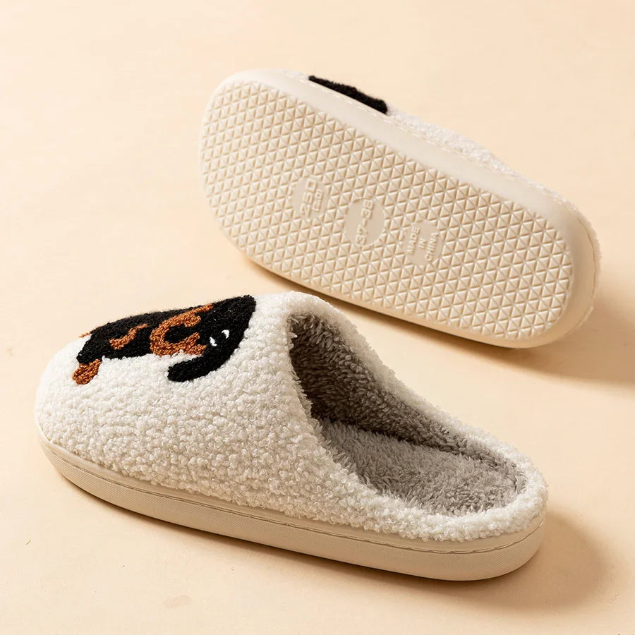Cozy Dog Pattern Indoor Slippers - Image 4