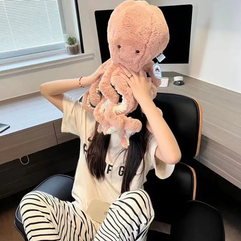 Friendly Octopus Soft Huggable Plush Toy - Image 5
