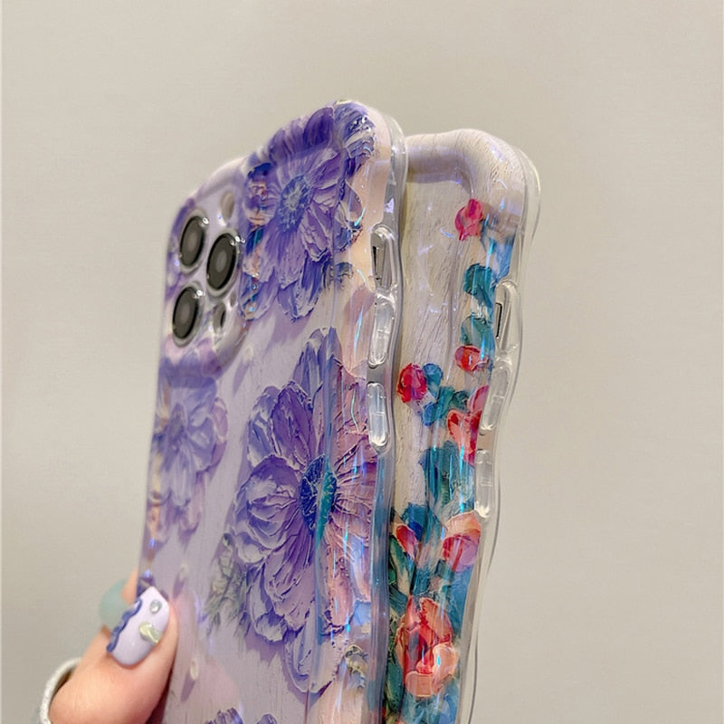 Blossom Glow Floral Pattern iPhone Case - Image 6