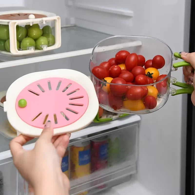 Dust-Proof Fruit Drainer Basket - Image 2