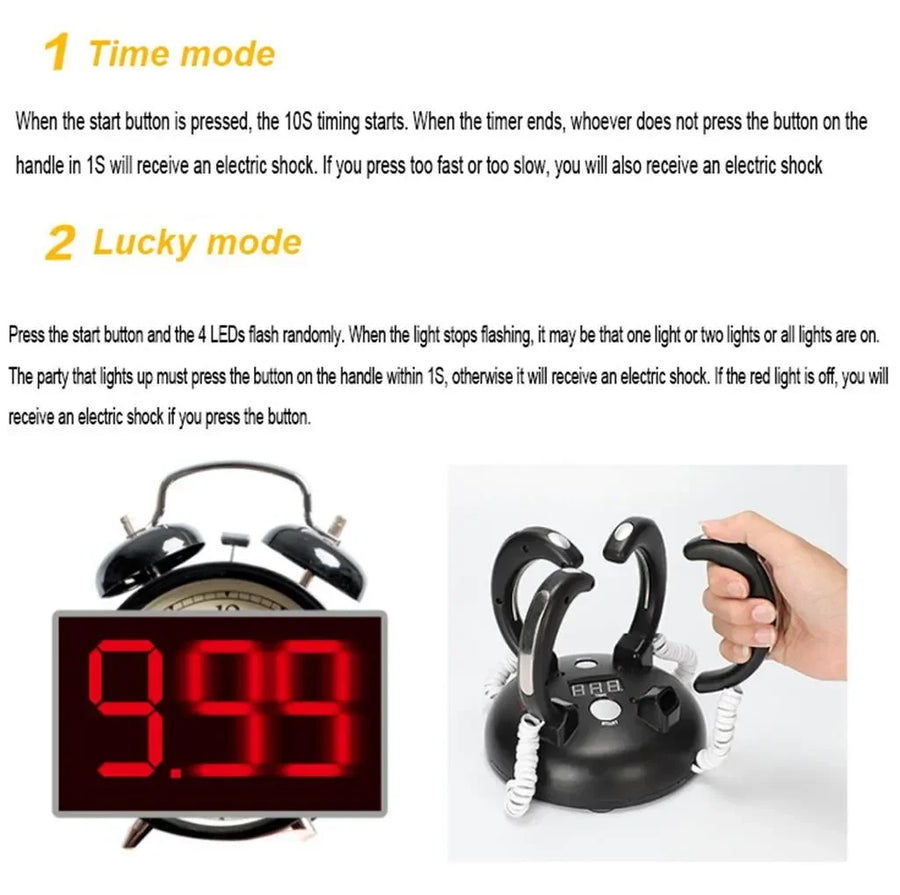 Electric Shock Lie Detector Roulette Game Machine - Image 3