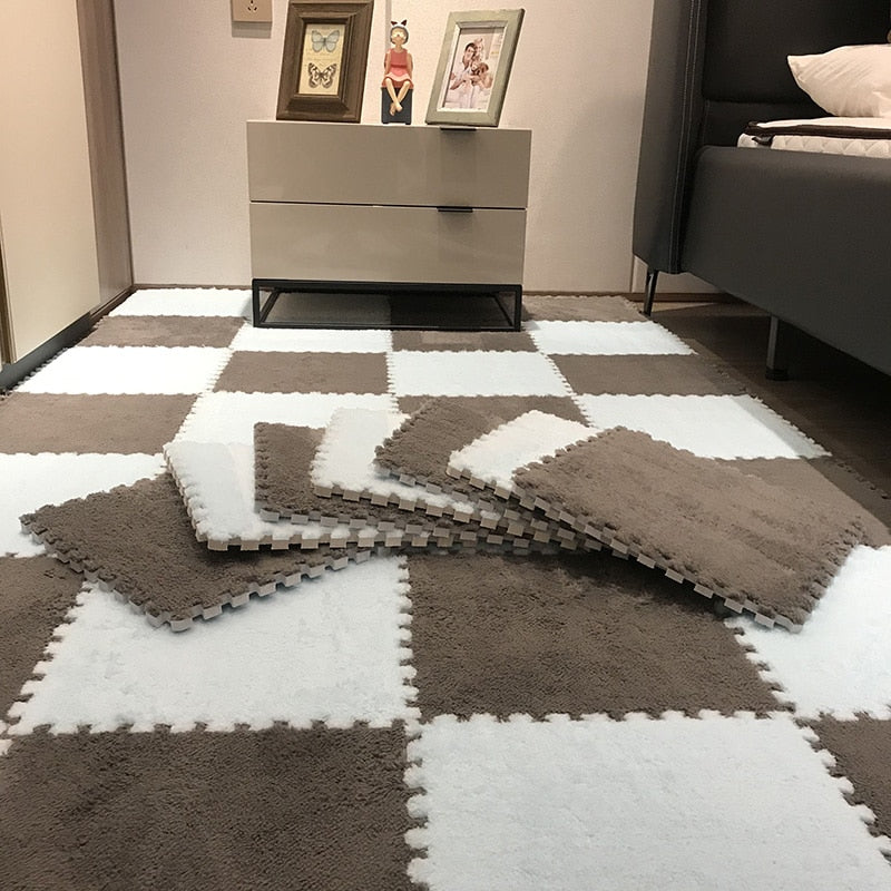 DIY Winter Plush Puzzle Mat - Image 15
