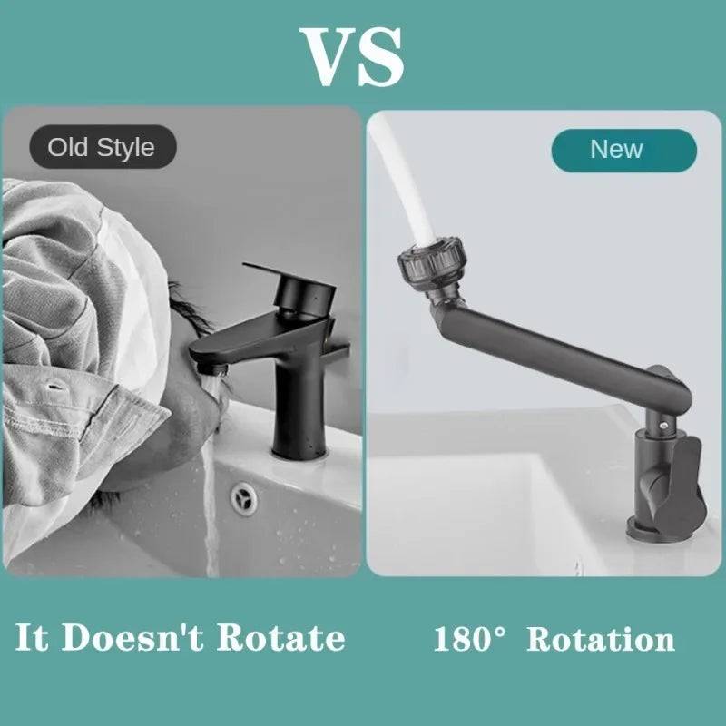 Splash-Proof Mechanical Universal Rotatable Arm Faucet - Image 5