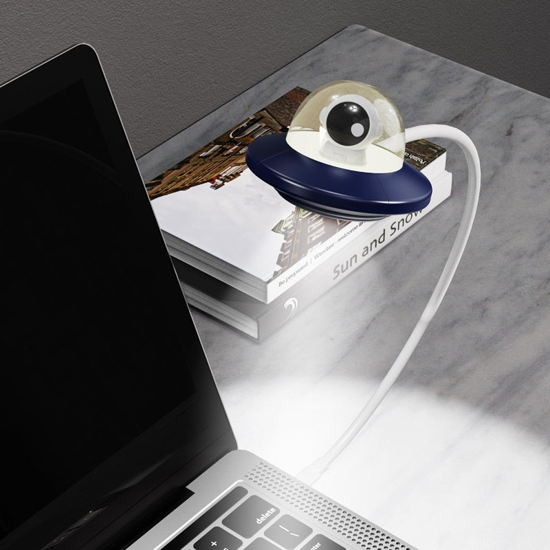 UFO Astronaut Spaceman Flexible LED Lamp - Image 1