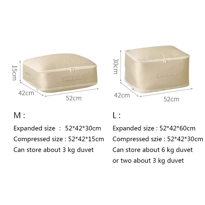 Space Saver Compression Duvet Organizer Bag - Image 3