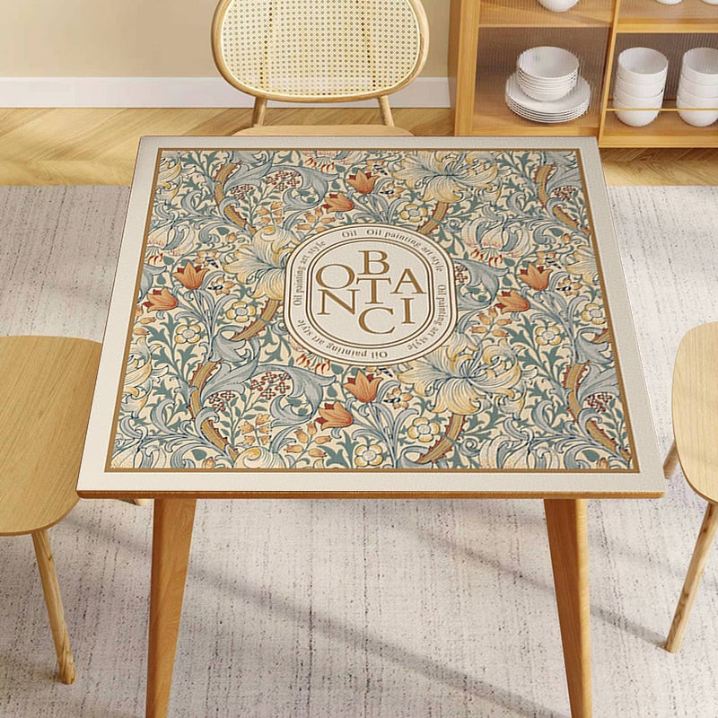 Retro Floral Washing Machine Cover Drainer Mat - Image 3