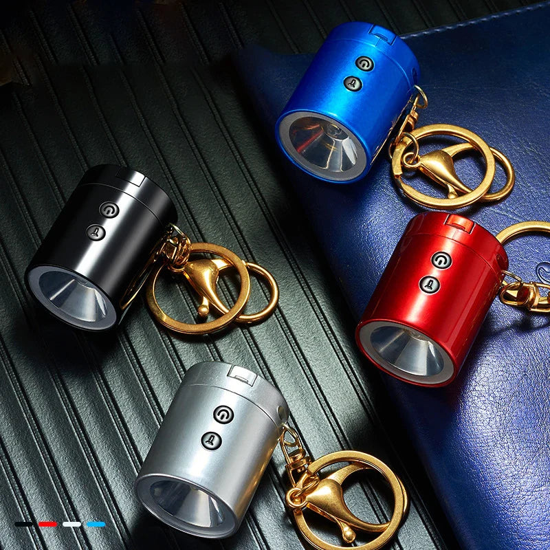 Creative Barrel Rechargeable Flashlight Lighter - Image 2