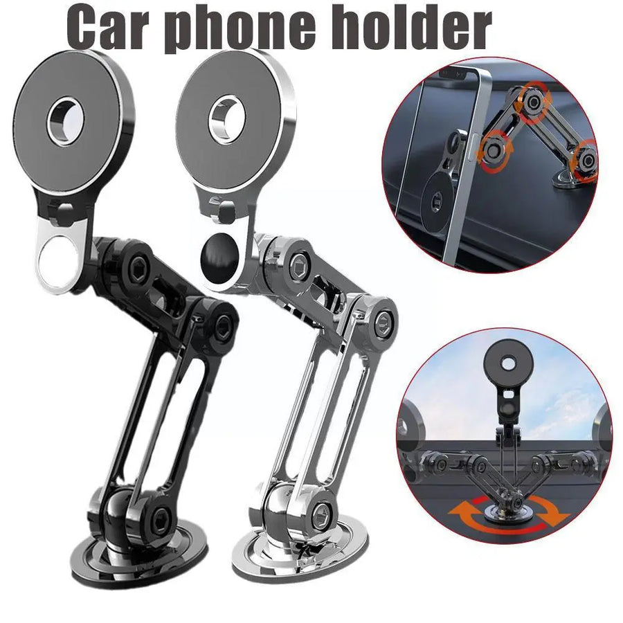 Rotatable Magnetic Suction Mechanical Arm Car Phone Holder - Image 3