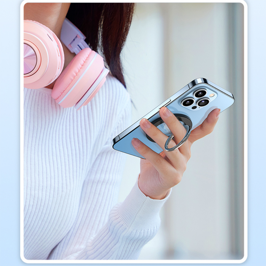Adjustable Metal Magnetic Phone Holder Ring - Image 3