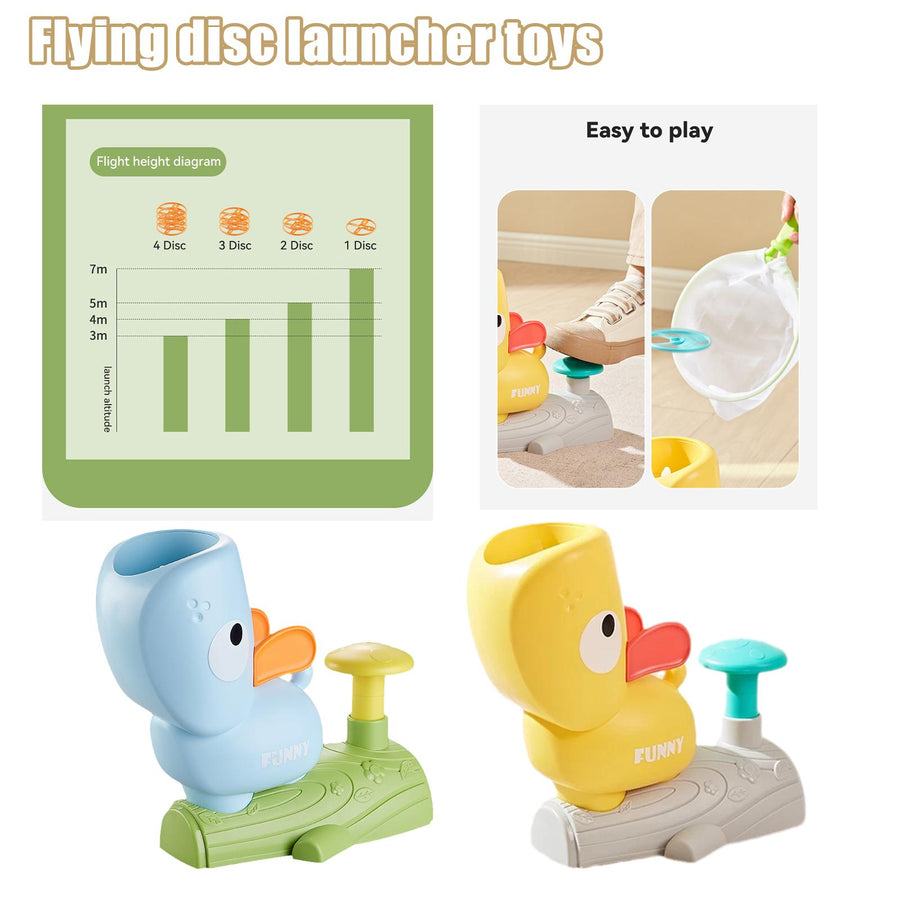 Duck Flying Air Disc Launcher Toy - Image 3