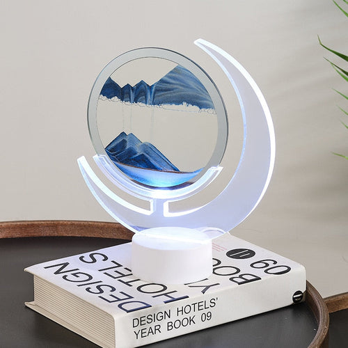 Sand Serenity Moon Shape Night Light - Image 0
