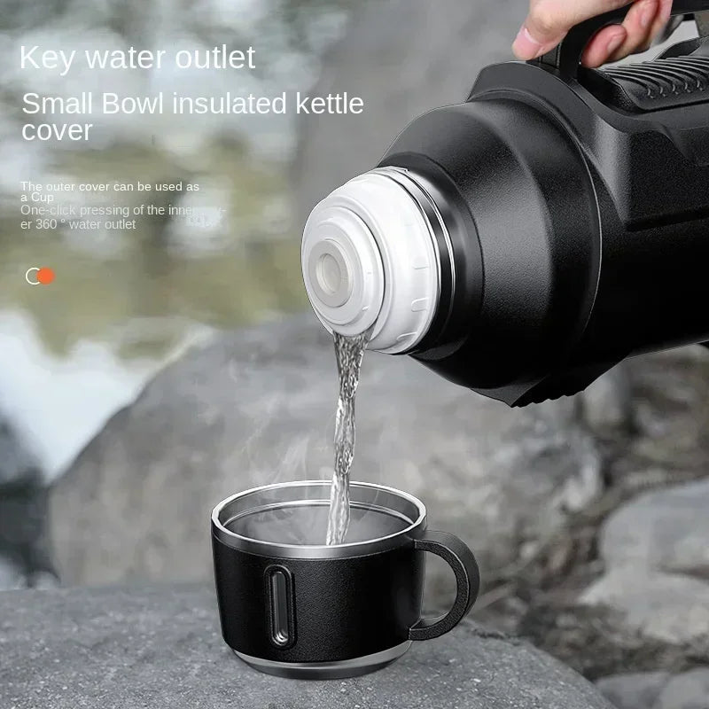 Stainless Steel Heavy Duty Travel Hiking Thermos - Image 1