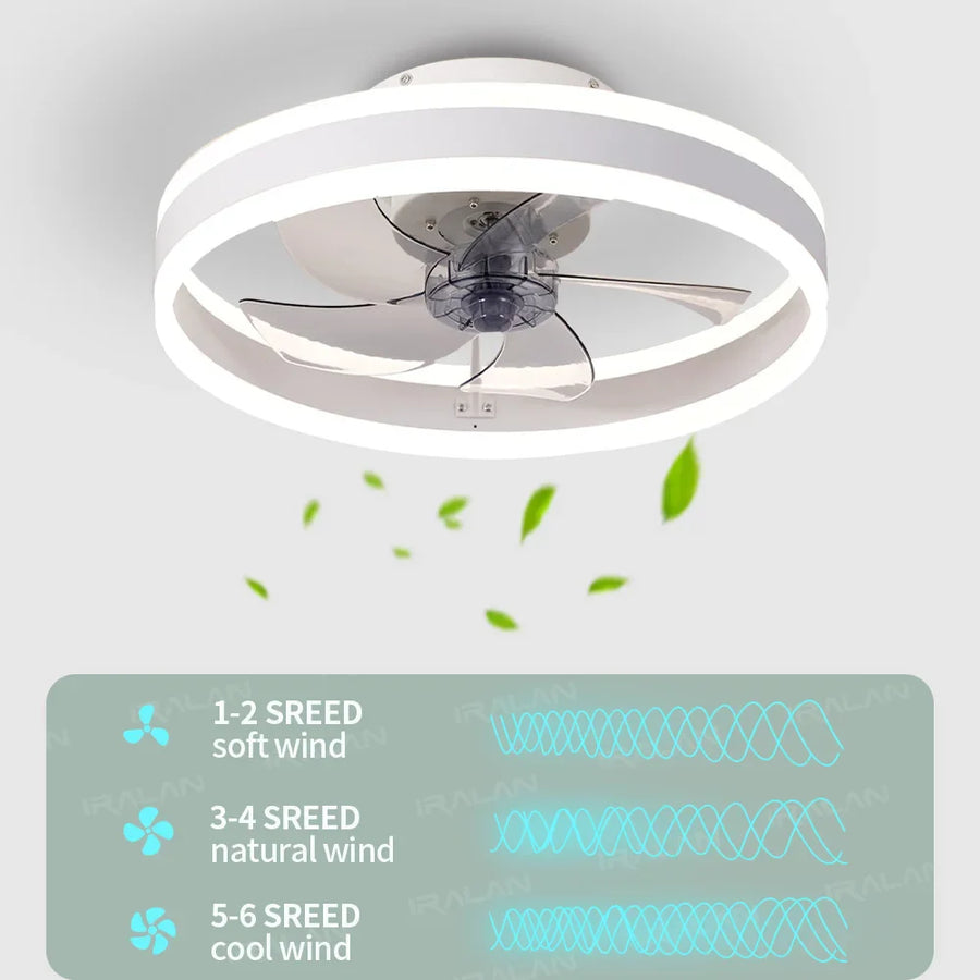 Aura Silent LED Ceiling Fan Lamp - Image 2