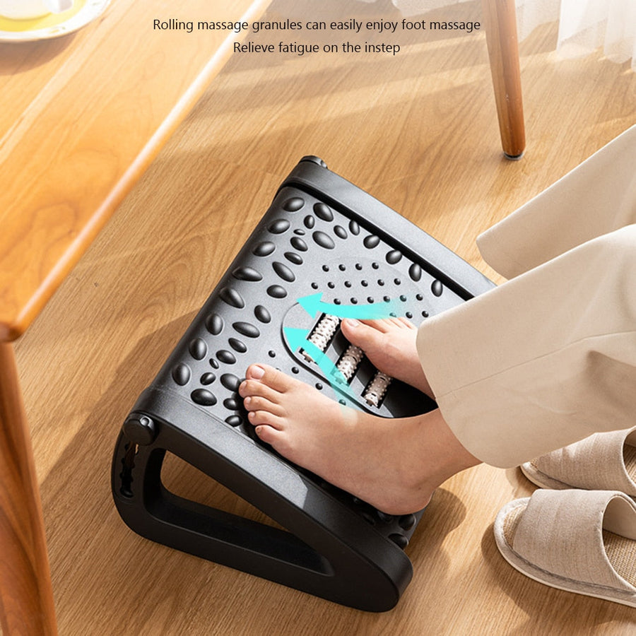 Ergonomic Home Office Foot Rest Massager - Image 1