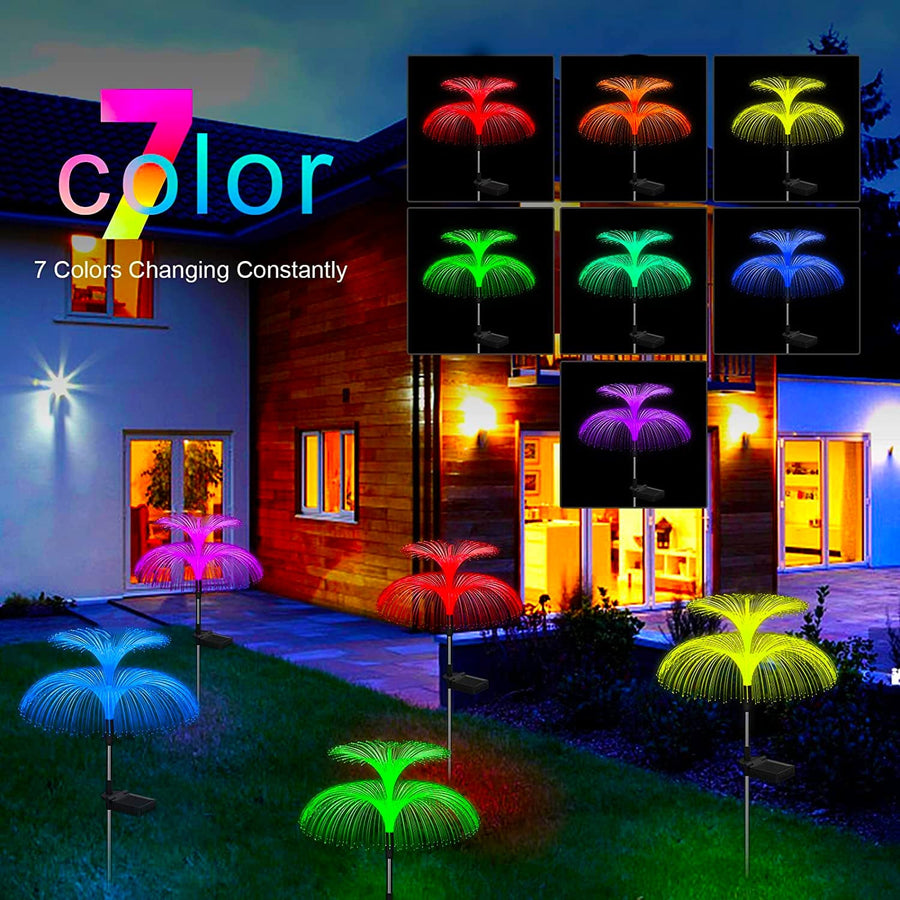 Solar-Powered Floating Jellyfish Garden Lights - Image 1