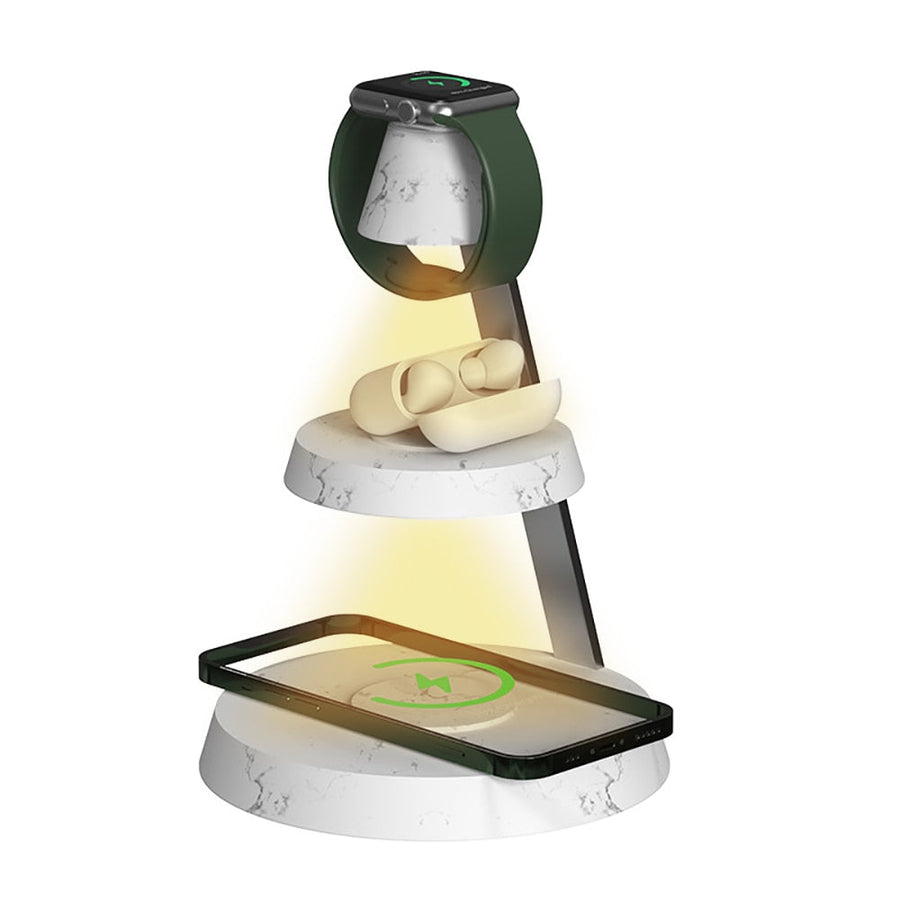 Desktop Powerhouse Multi-Device Wireless Charger Stand - Image 7