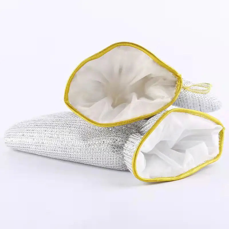 Heavy Duty Steel Wire Dishwashing Cleaning Gloves - Image 5