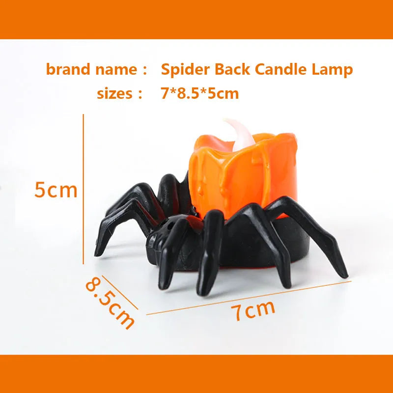 Spooky Spider LED Decor Candle - Image 4