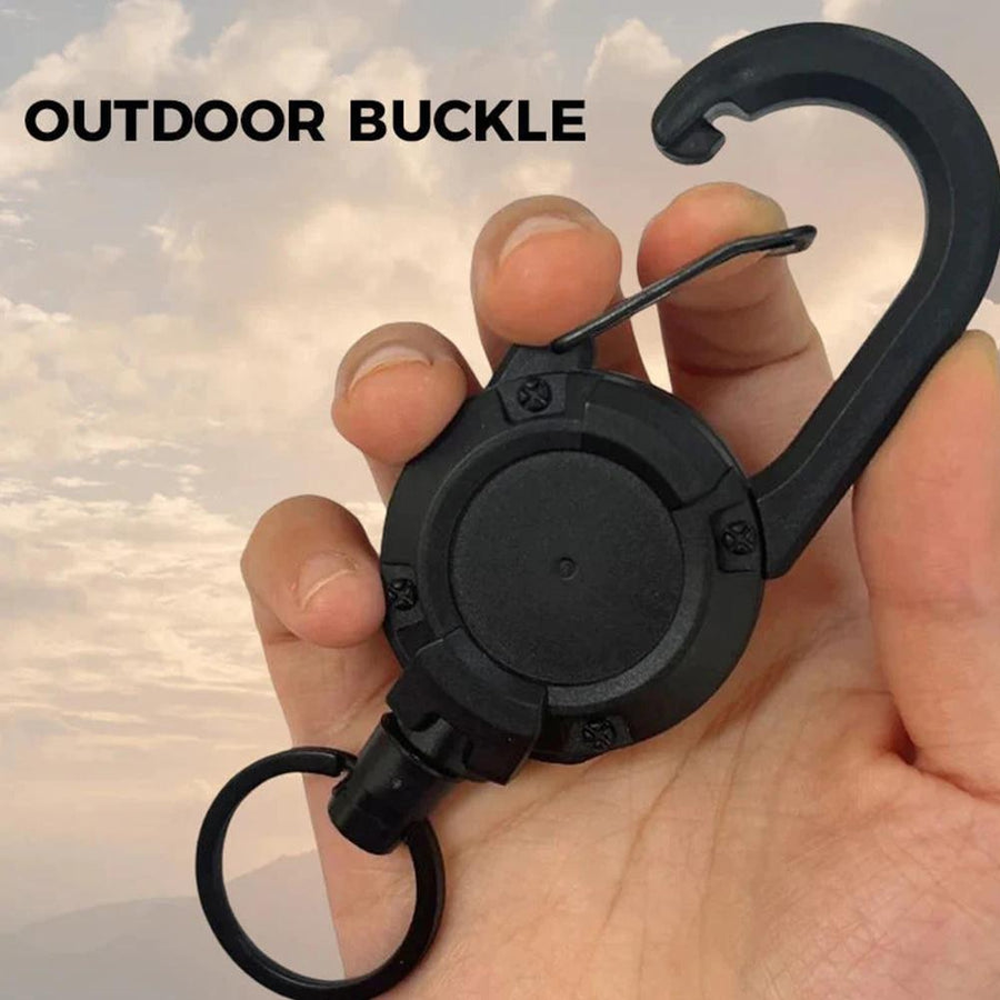 Heavy Duty Retractable Pull Practical Keychain - Image 3