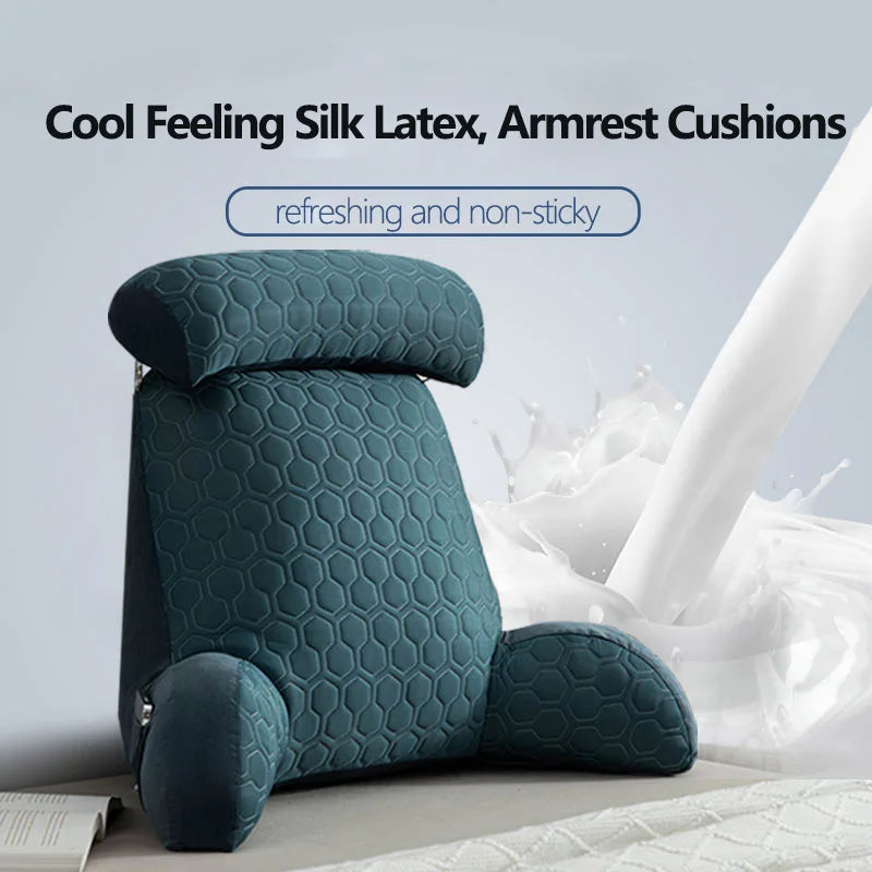 Ultra Cool Latex Washable Comfy Reading Back Pillow - Image 4