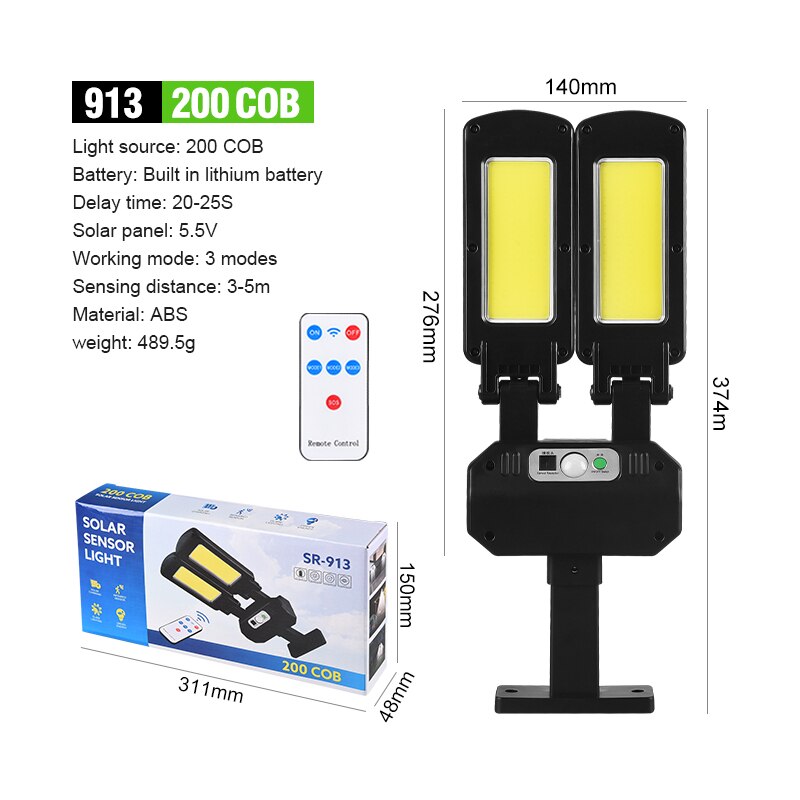 Solar-Powered Smart Waterproof Motion Sensor Lamp - Image 6