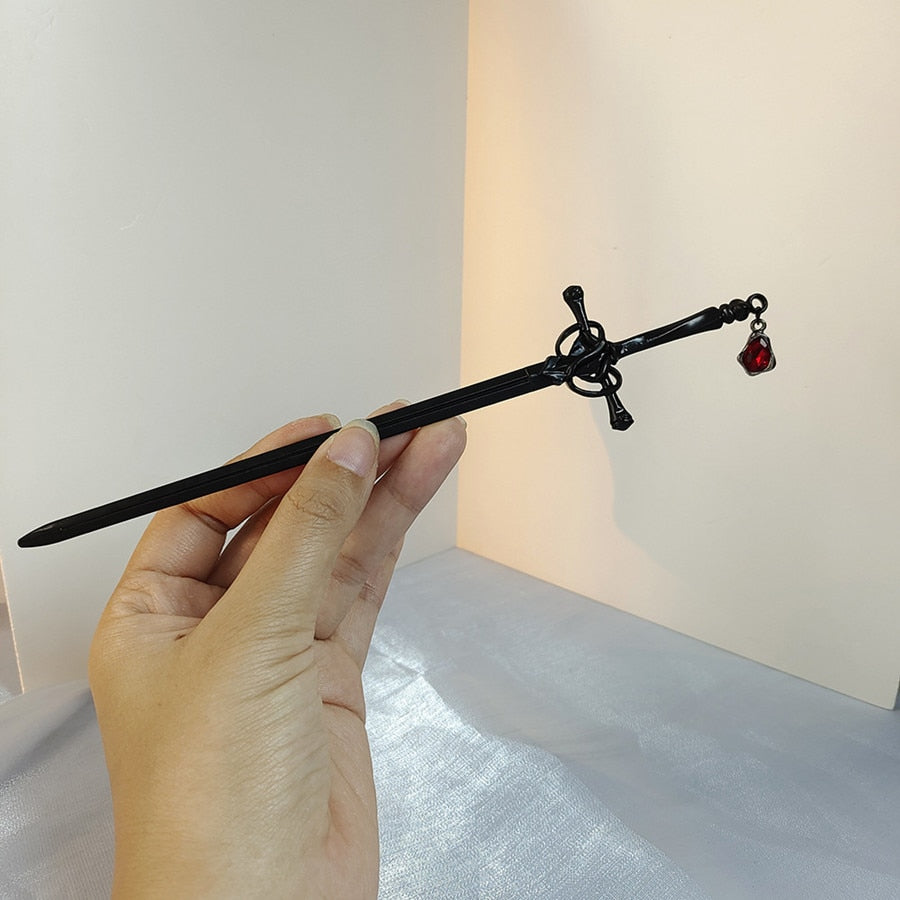 Royal Knight Sword Hairpin - Image 7