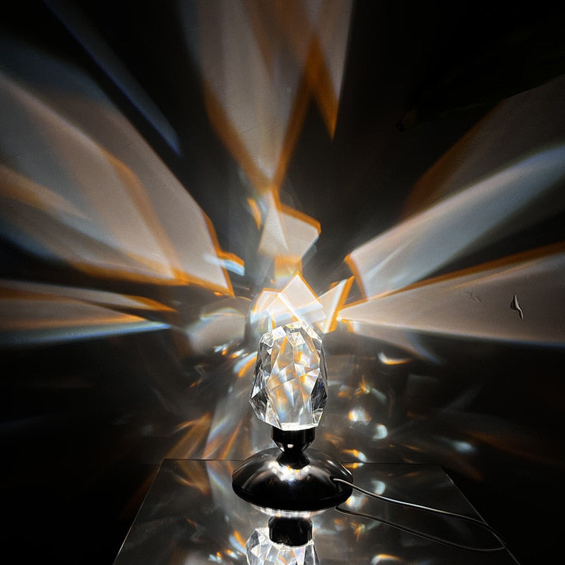 Luxury Crystal Stone Atmosphere Lamp - Image 3