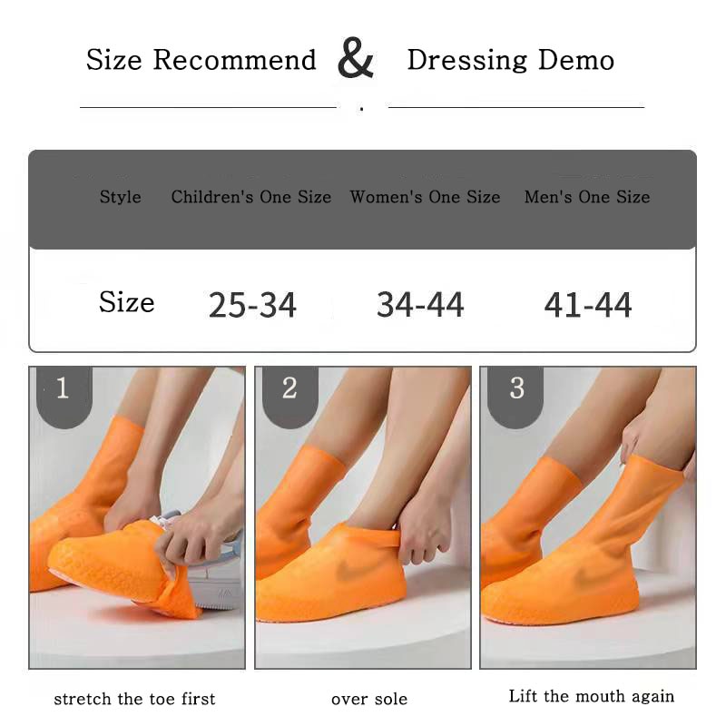 Anti-slip Double Layer Waterproof Shoe Cover - Image 5