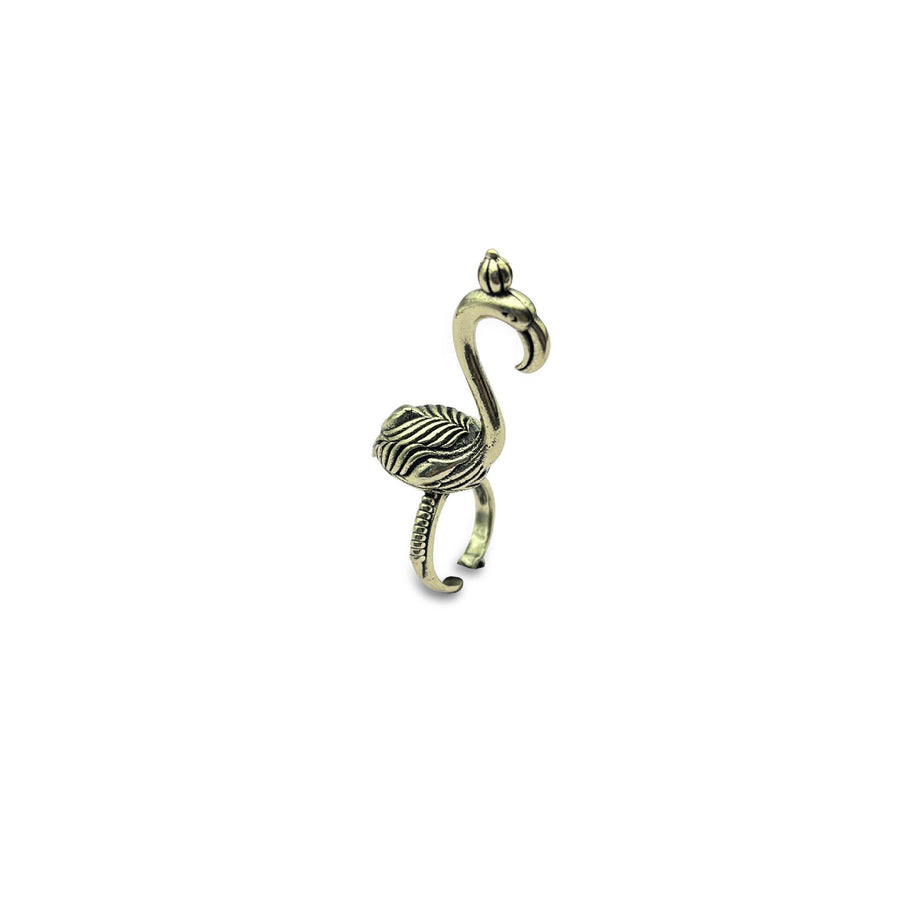 Retro Mystical Time Brass Dragon Ring - Image 10