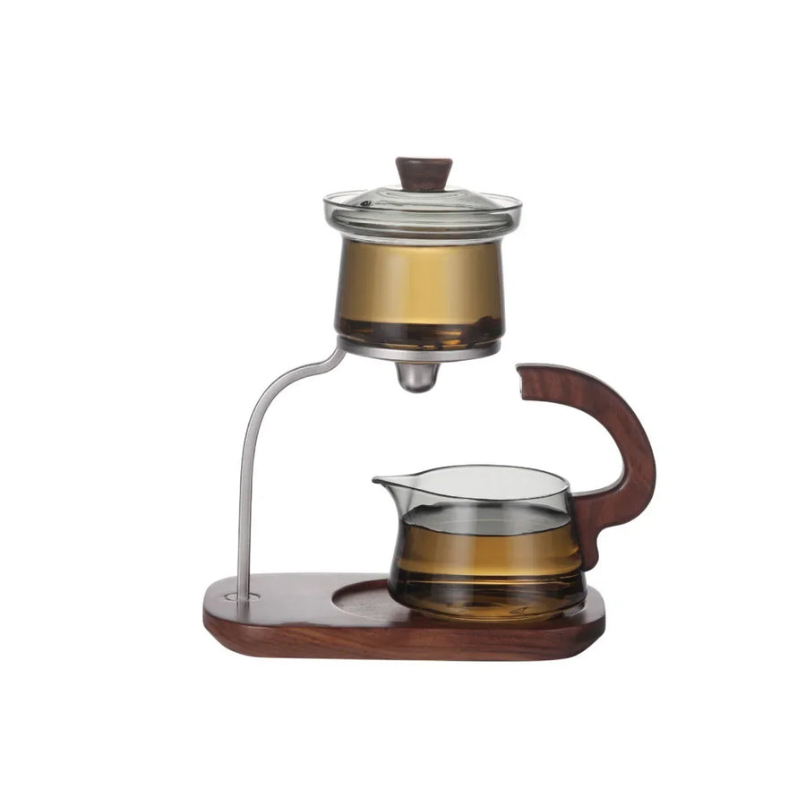 Walnut Signature One-Key Glass Tea Set - Image 6